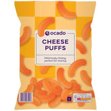 Ocado cheese puffs maize snacks 150g, imported from the UK