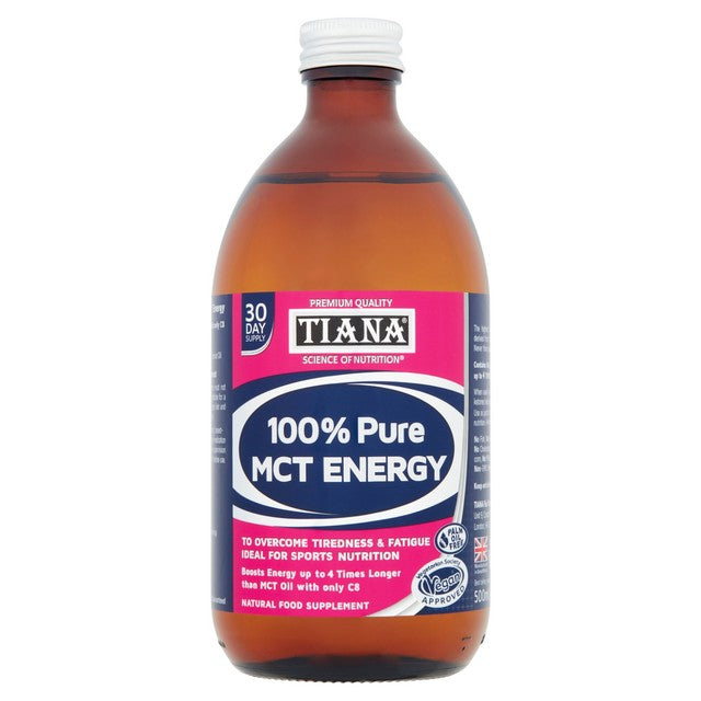 Tiana MCT Energy Supplement Liquid 500ml (British brand)