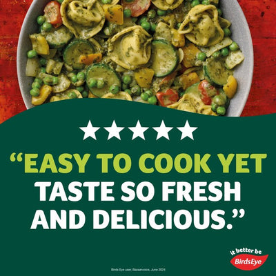 M&S Birds Eye Steamfresh Spinach & Ricotta Tortelloni Frozen Filled Pasta Meal 350g- Buy online at McGrocer