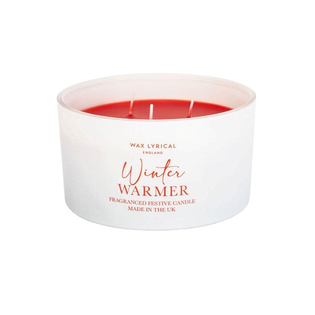 Wax Lyrical multiwick Winter Warmer candle (British brand)