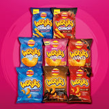 Walkers Wotsits Giants Prawn Cocktail crisps 105g (British brand)