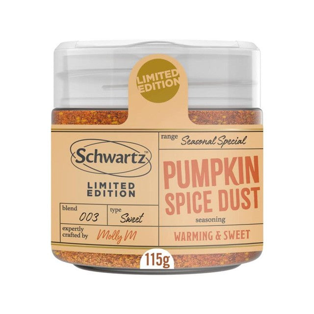 Schwartz pumpkin spice seasoning blend, imported from the UK