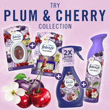 Febreze Plum & Cherry Refresh Bathroom Gel Air Freshener - British product