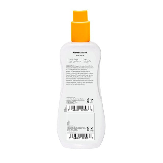 Australian Gold Sunscreen Spray 237ml - British product
