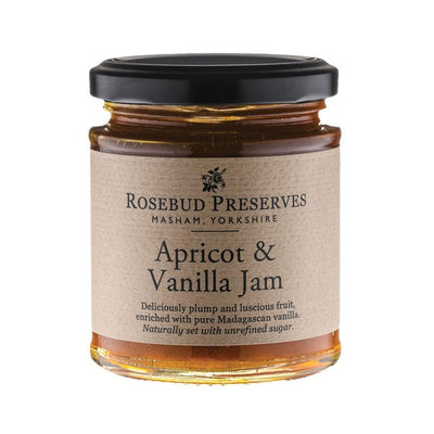 M&S Rosebud Preserves Apricot & Vanilla Jam Fruit Preserve 227g- Buy online at McGrocer