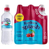 Radnor Splash Cherry flavoured spring water drink, imported from the UK