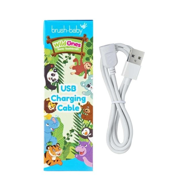 Brush-Baby WildOnes magnetic USB charging cable 100cm - British product