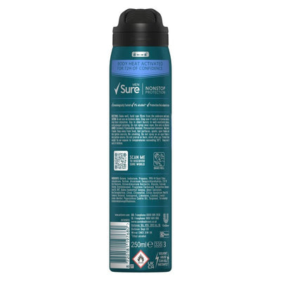M&S Sure Men Invisible Ice Antiperspirant Deodorant Spray 250ml- Buy online at McGrocer