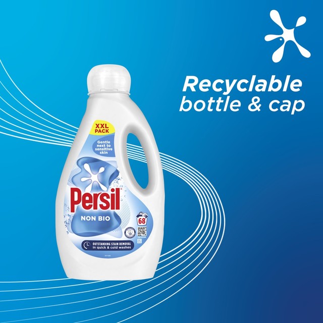 Persil Non Bio liquid laundry detergent 68 washes, imported from the UK