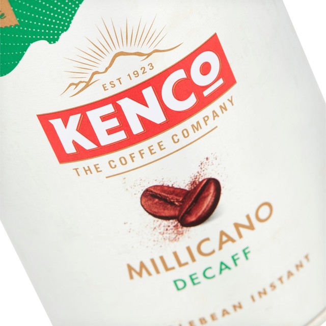 Kenco Millicano decaff wholebean instant coffee 100g, UK version