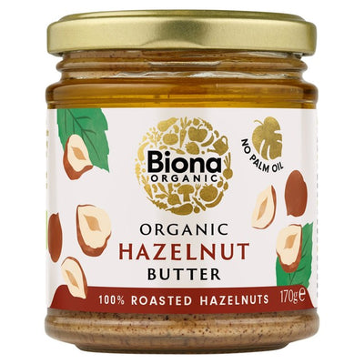 Beurre de noisettes bio Biona, tartinable, 170g