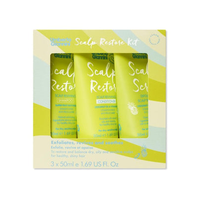 M&S Umberto Giannini Scalp Restore Hair Care Kit 3 x 50ml- Buy online at McGrocer
