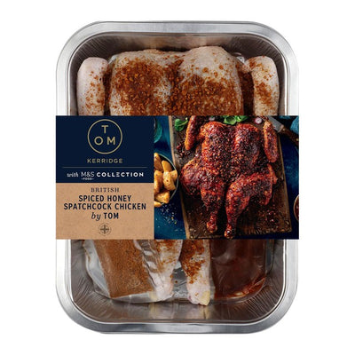 M&S Gewürztes Honig-Spatchcock-Hähnchen Zubereitetes Hauptgericht 1.61kg