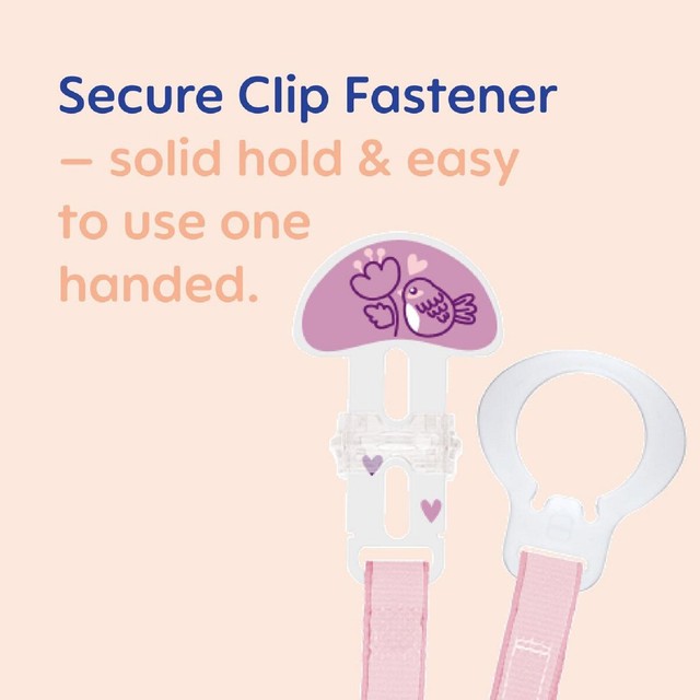 MAM Soother Clip 2-pack Unisex, imported from the UK