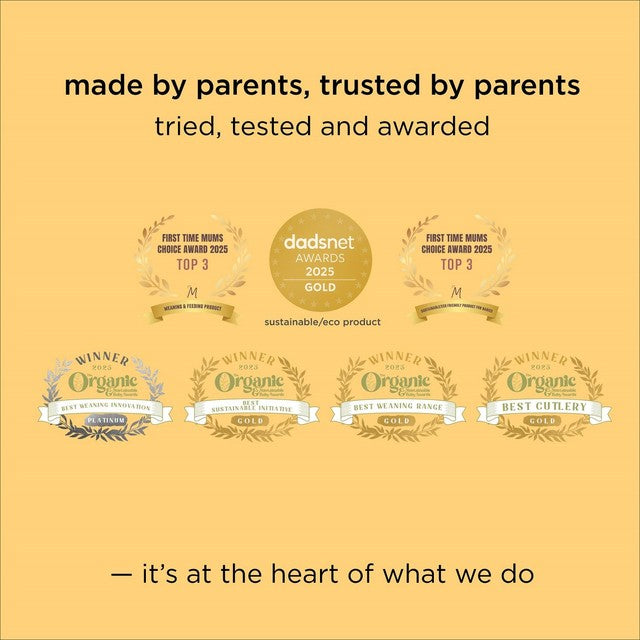 Vital Baby toddler cutlery set natural 3pk (British brand)