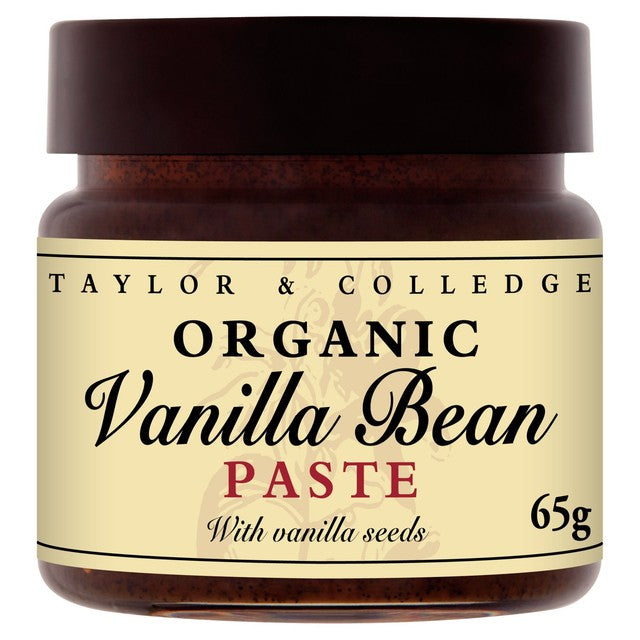 Taylor & Colledge organic vanilla bean paste 65g (British brand)
