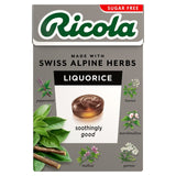 Ricola liquorice sugar free herbal sweets 45g, imported from the UK