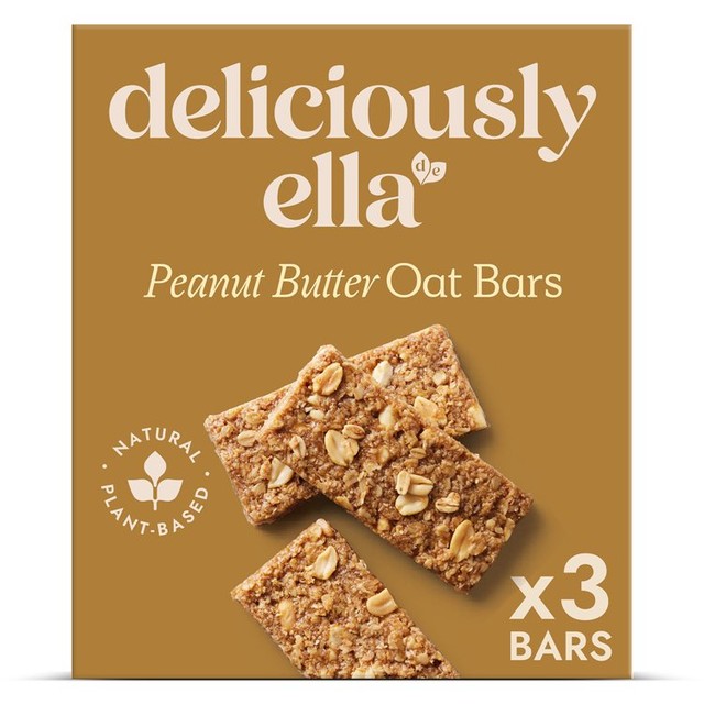 Deliciously Ella Peanut Butter Oat Bar multipack 3x50g - British product