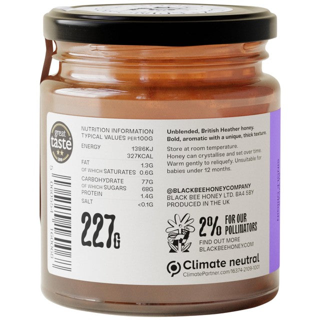 Black Bee set honey Autumn Heather 227g - British product