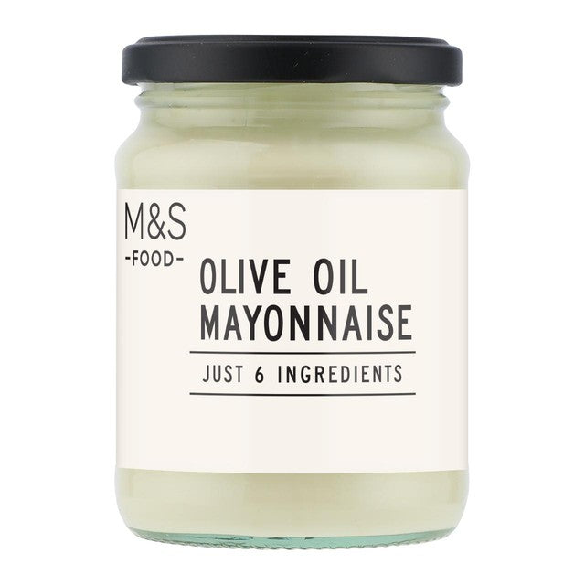 M&S Only 6 Ingredients olive oil mayonnaise, imported from the UK