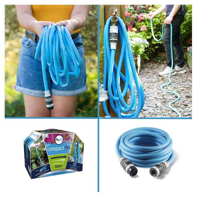Westland FloPro CompactFlo expandable hose set 15m - British product