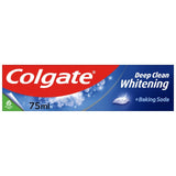 Colgate Deep Clean whitening toothpaste with baking soda (British brand)