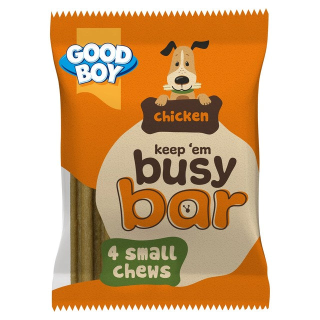 Good Boy Busy Bar Small Chews chicken dog treats 108g, UK version