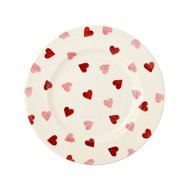 Emma Bridgewater Pink Hearts 8 1/2 inch plate - British product