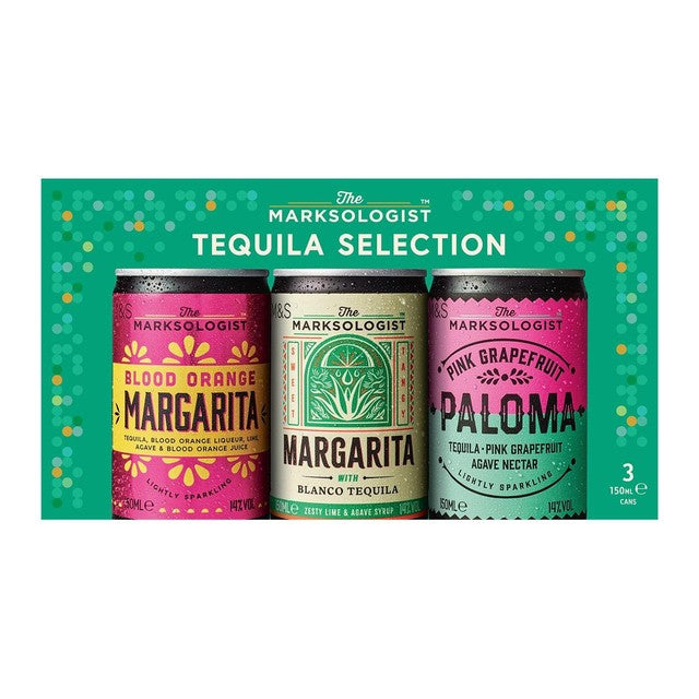 M&S tequila cocktail selection pack of 3, imported from the UK