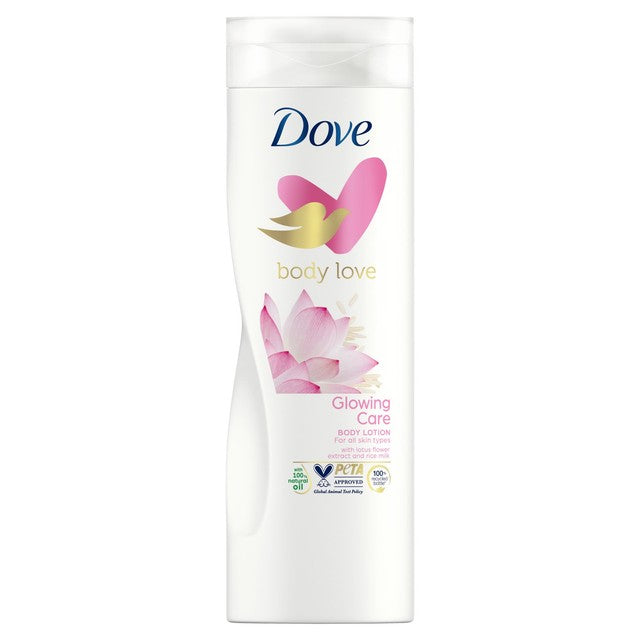 Dove lotus flower and rice milk body lotion 400ml - British product