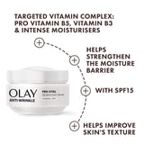Olay Anti-Wrinkle Pro Vital Day Cream for Mature Skin 50ml, imported from the UK