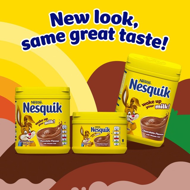 Nesquik chocolate milkshake powder 500g, imported from the UK