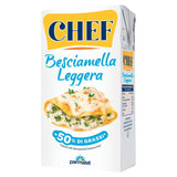 Chef Parmalat light bechamel sauce 500ml - British product