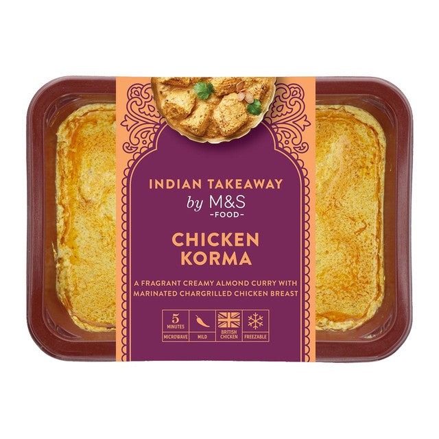 M&S Chicken Korma Fertiggericht 400g, importiert aus Großbritannien