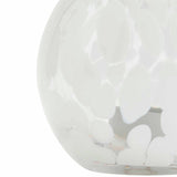 M&S Confetti Glass Tealight Holder White One Size, imported from the UK
