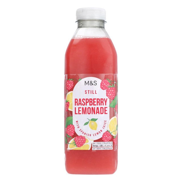 M&S raspberry lemonade 750ml, imported from the UK