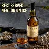 Caol Ila 12 Year Old Islay Single Malt Scotch Whisky 70cl - British product