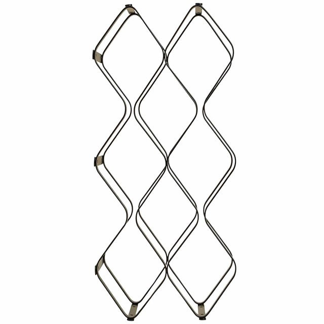 M&S black wire wine rack for 6 bottles, imported from the UK