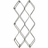 M&S black wire wine rack for 6 bottles, imported from the UK