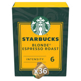 Starbucks Blonde Espresso Roast Nespresso coffee capsules 36 capsules (British brand)