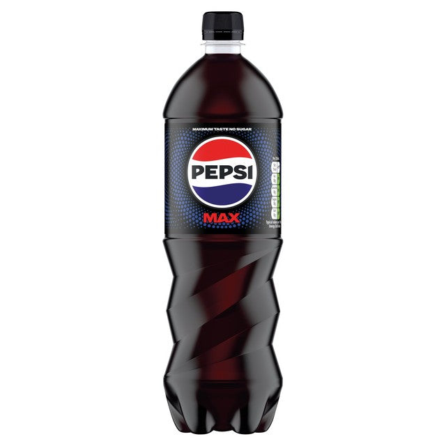 Pepsi Max sugar-free cola 1.25L, imported from the UK