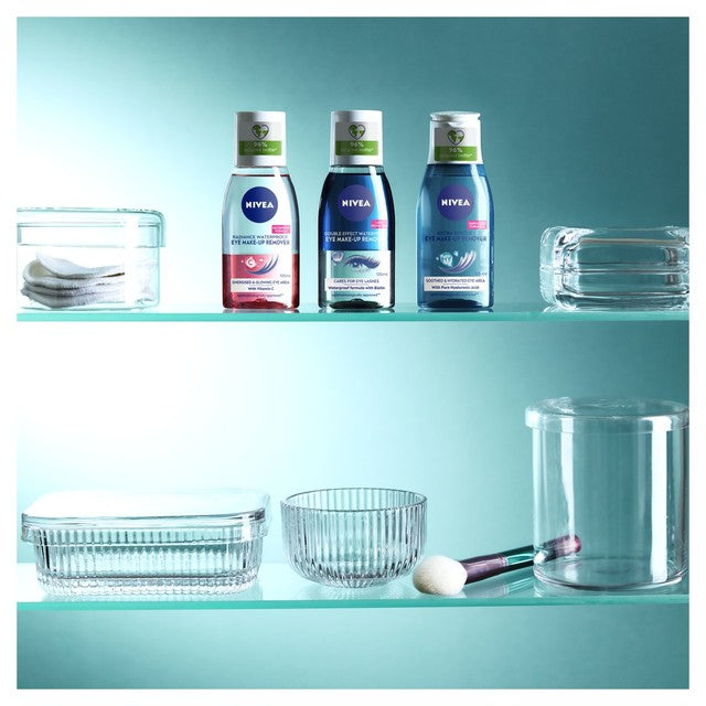 NIVEA Glow Eye Make-up Remover 125ml, imported from the UK