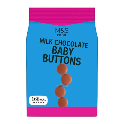M&S M&S Milk Chocolate Baby Buttons Chocolate Snack 30g- Buy online at McGrocer