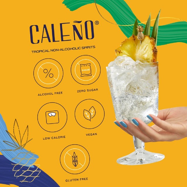 Caleno Light & Zesty alcohol-free spirit 50cl - British product