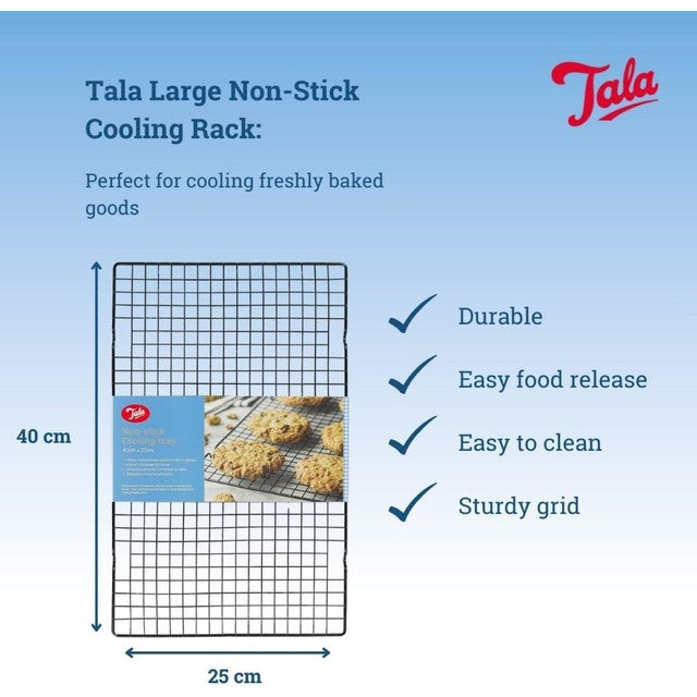 Tala Non-Stick Cake Cooling Rack 40 x 25cm (British brand)