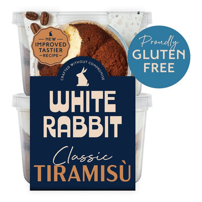White Rabbit Classic Tiramisu Gluten Free Dessert 2 x 95g