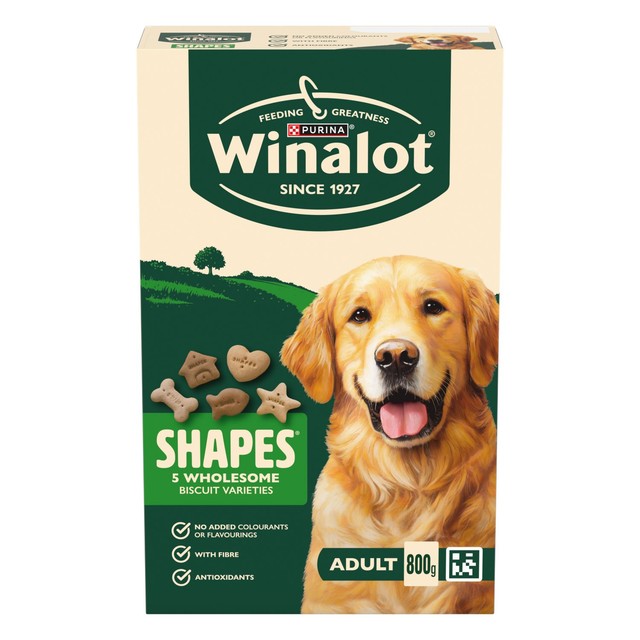 Winalot Shapes dog biscuits 800g (British brand)