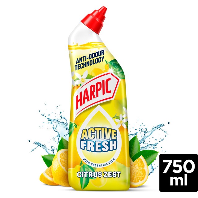 Harpic toilet cleaner gel citrus 750ml, UK version