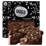 Oggs double chocolate celebration cake 602g, imported from the UK