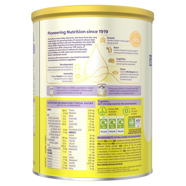 SMA Pro 2 follow-on milk powder 800g (British brand)